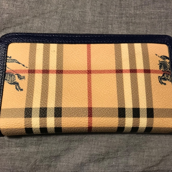 Burberry Bags Classic Burberry Women Large Zip Around Wallet Poshmark